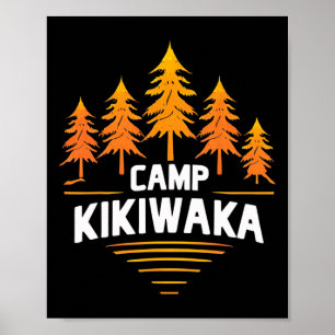 Poster Acampamento Kikiwaka Acampamento de Verão Floresta