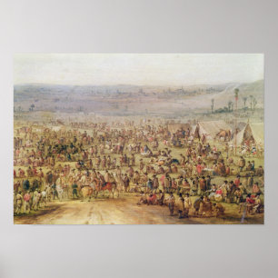 Poster Acampamento militar