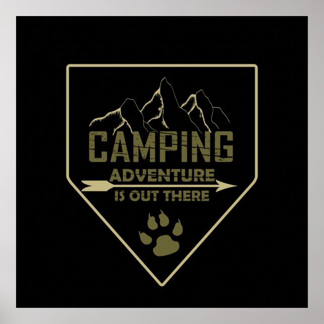 Poster acampamento retroativo (Frente)