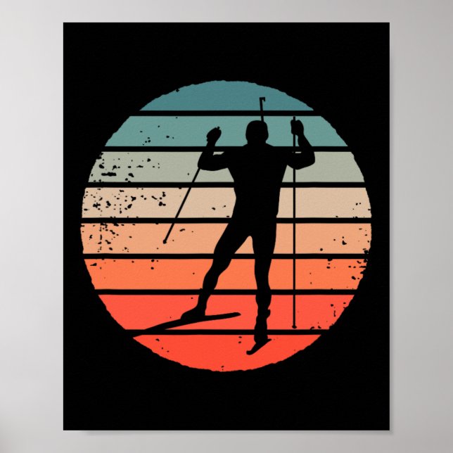 Poster Ação Biathlon Wintersport (Frente)