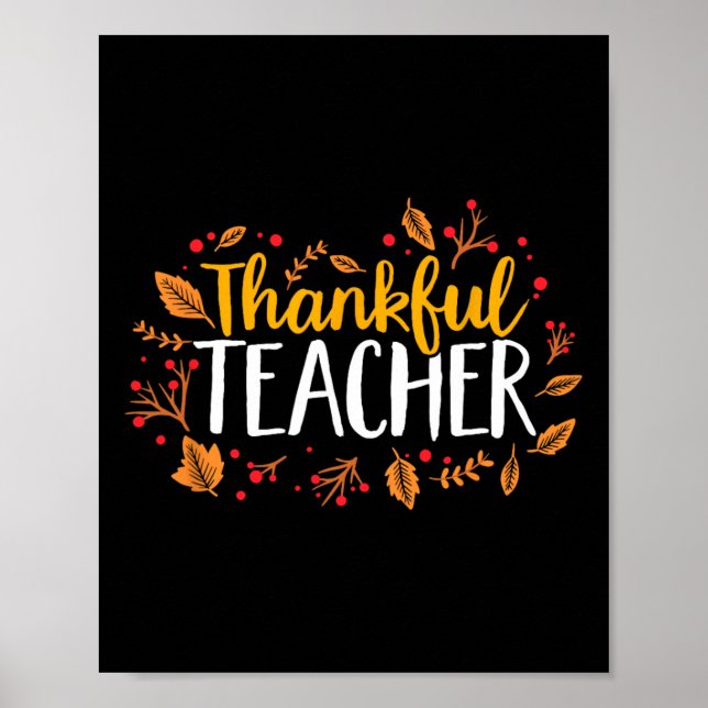 Poster Ação de Graças ao Professor (Frente)