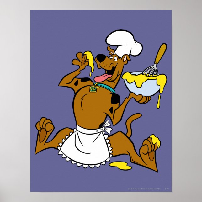 Poster Ação de Graças de Chef Scooby-Doo (Frente)