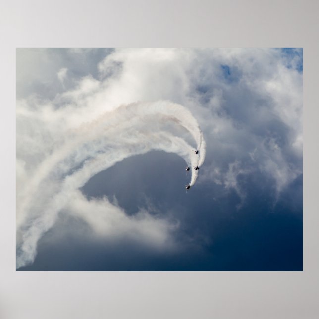 Poster Ação de show aéreo (Frente)