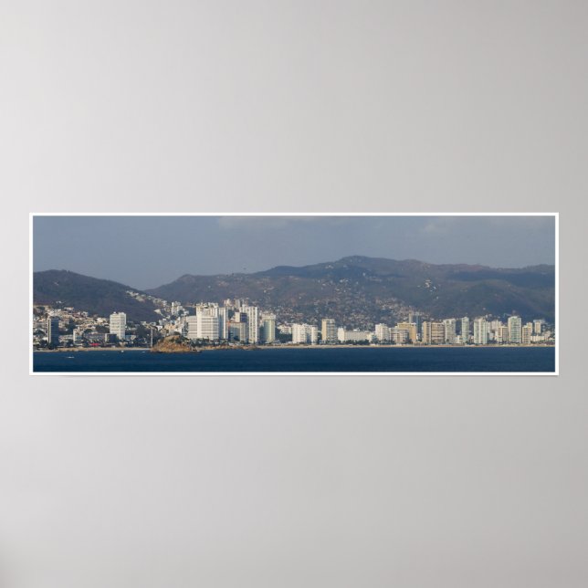 Póster Acapulco panorama 3 (Frente)