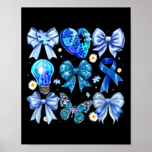 Poster Accept Autism Awarness Entenda Coq Azul Quebra-cab