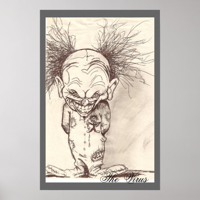 Poster AcCiDeNt ArT 'Palhaços De Natureza Diferente' Post (Frente)