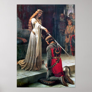 Poster Accolade por Edmund Blair Leighton