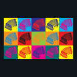 Póster Accordion Pop Art<br><div class="desc">Accordion Pop Art. Se Accordion é seu passatempo,  ocupação,  ou obsessão,  mostre-o com excelentes Acordeão,  canecas,  adesivos e muito mais. Eles também são presentes de excelente para outros fãs do Acordeão!</div>