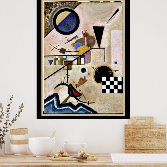 Poster Accords Opposs, abstrato de Kandinsky, (Cozinha)