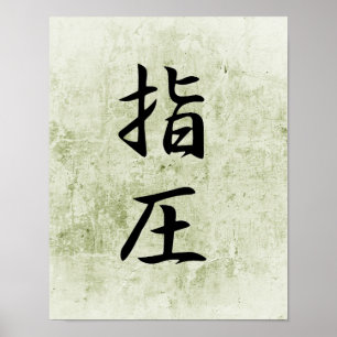 Póster Accupressure - Shiatsu