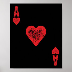 Poster Ace Of Hearts Card Costume