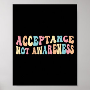 Poster Aceitação Neurodiversidade Autismo Neurodivergente