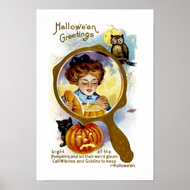 Póster Acenda todos os Pumpkins! (Frente)