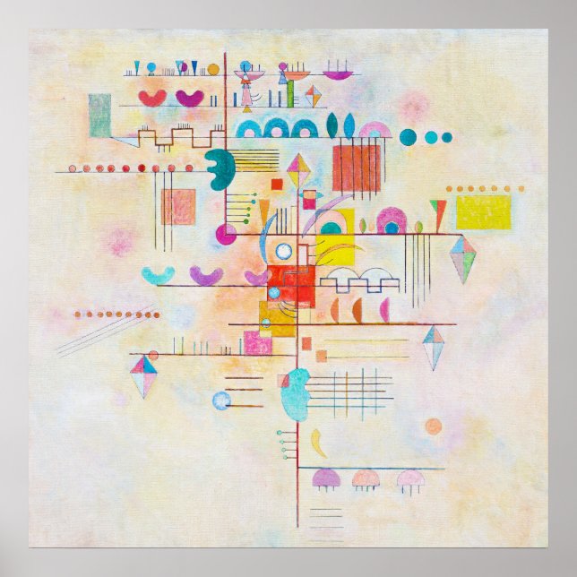 Poster Acento Gentil, Wassily Kandinsky (Frente)