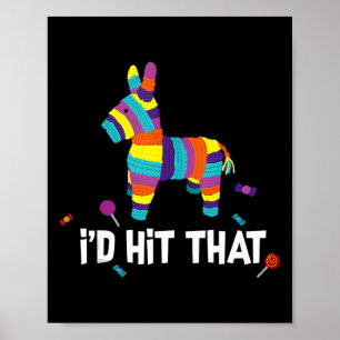 Poster Acertava que o partido Pinata Mexicano Cinco de Ma
