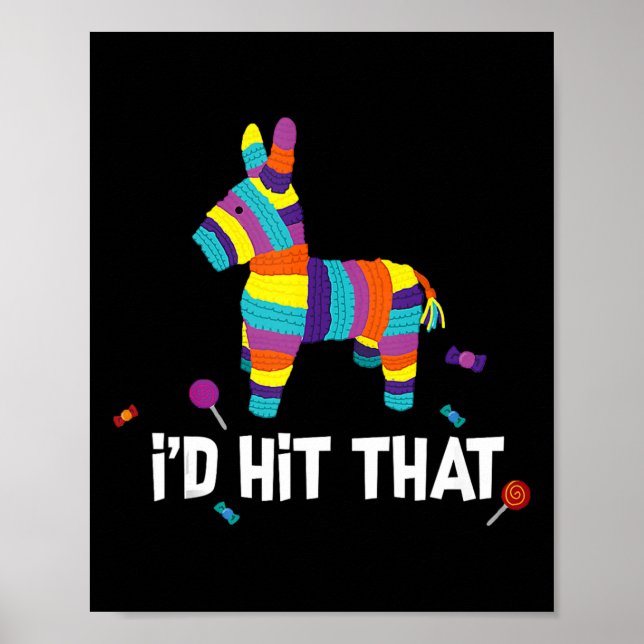 Poster Acertava que o partido Pinata Mexicano Cinco de Ma (Frente)