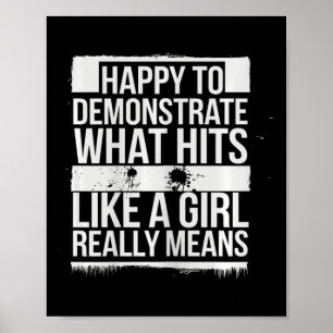 Poster Acerto Como Uma Mensagem De Energia De Karate