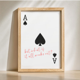 Poster Acervo de presente de aniversário do Cartão de Pal