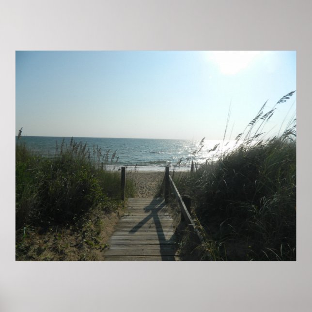 Póster Acesso À Praia (Frente)