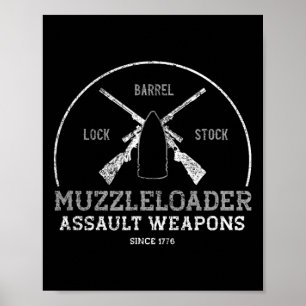 Poster Acessórios Funny Muzzleloader Fios De Longa Distân