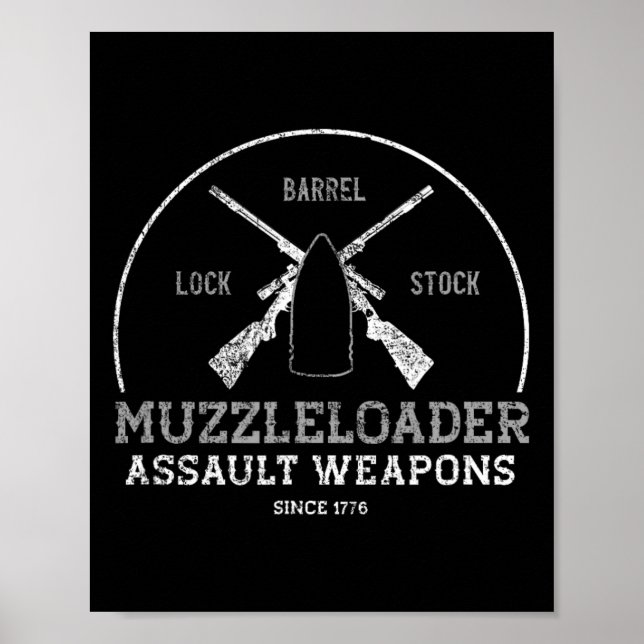 Poster Acessórios Funny Muzzleloader Fios De Longa Distân (Frente)