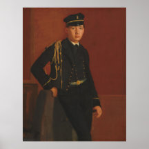 Achille De Gas em formato uniforme - Edgar Degas F