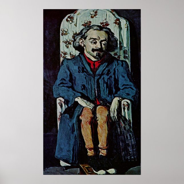Poster Achille Emperaire - Paul Cezanne - c1868 (Frente)