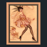 Poster Achille Mauzan, Art Deco, Vie Parisienne<br><div class="desc">Cupido e chuveiro,  Art Deco,  impressão por Achille Mauzan para Vie Parisienne</div>