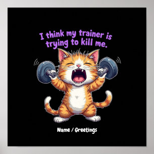 Poster Acho que meu treinador está tentando me matar. É e