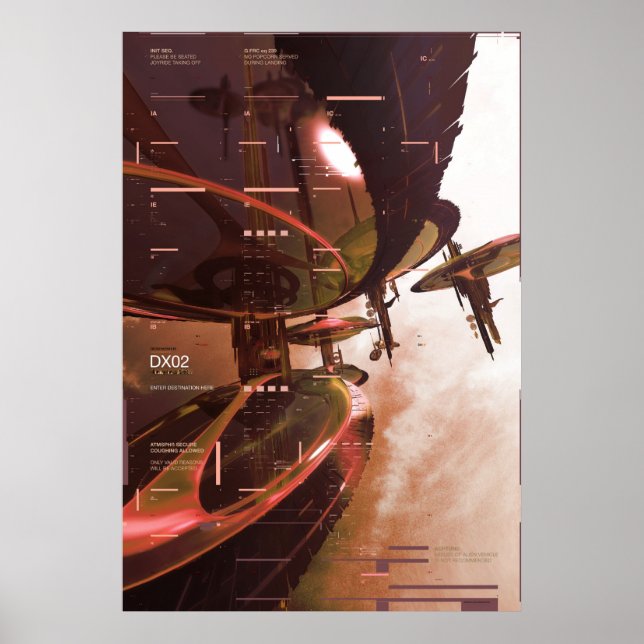 Póster achtung (Frente)