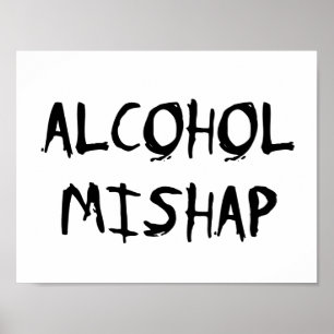 Poster Acidente com álcool