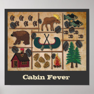 Poster Acima da febre norte da cabine