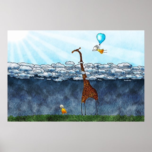 Póster Acima Das Nuvens (Frente)