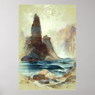 Poster Acima de Torre Cai, Moran, 1872