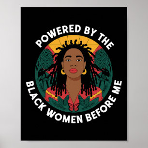 Poster Acionada Pela Mulher Negra Antes Da História Negra
