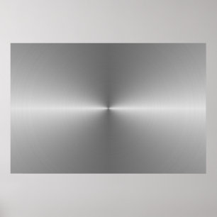 Póster aço circular largo