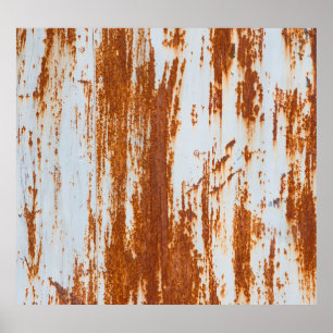 Poster Aço Russo: Textura de Muro Grunge