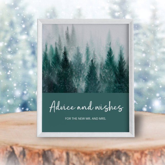 Poster Aconselhamento e desejos de Pine Tree Forest para  (Criador carregado)