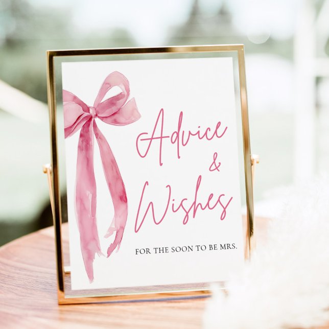 Poster Aconselhamento e sinal de desejo do Arco rosa embe (Criador carregado)