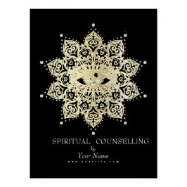 Póster Aconselhamento Espiritual, Psíquico, Tarot - Poste