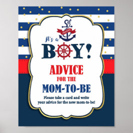 Poster Aconselhamento para que a mãe seja uma atividade d