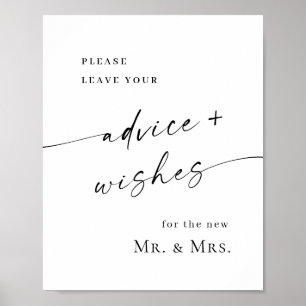 Poster Aconselhamento Simples E Elegante E Desejo Casamen