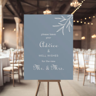 Poster Aconselhamento sobre Casamento Azul e Bem-Vindo