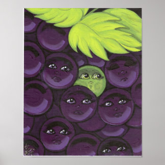 Póster Acoplamento de Grama Verde