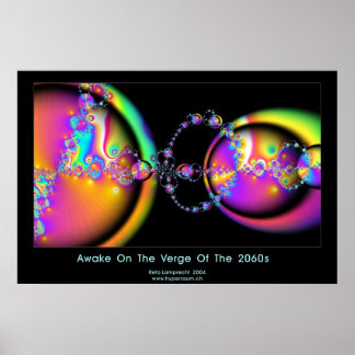 Póster Acordado No Verge Dos Anos 60