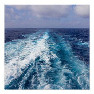 Póster Acordar do navio de cruzeiros