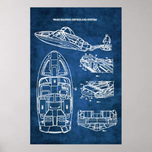 Poster Acordar nº 2 da "Patente de surfe do Impressão"