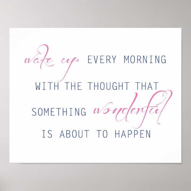 Póster Acordar para cima (Frente)