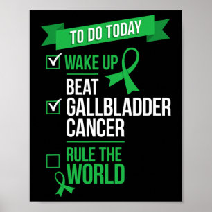 Poster Acordar para cima da vesícula biliar Cancer Regra