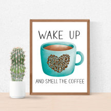 Acorde e Sinta o Cheiro do Café - Grãos de Café em